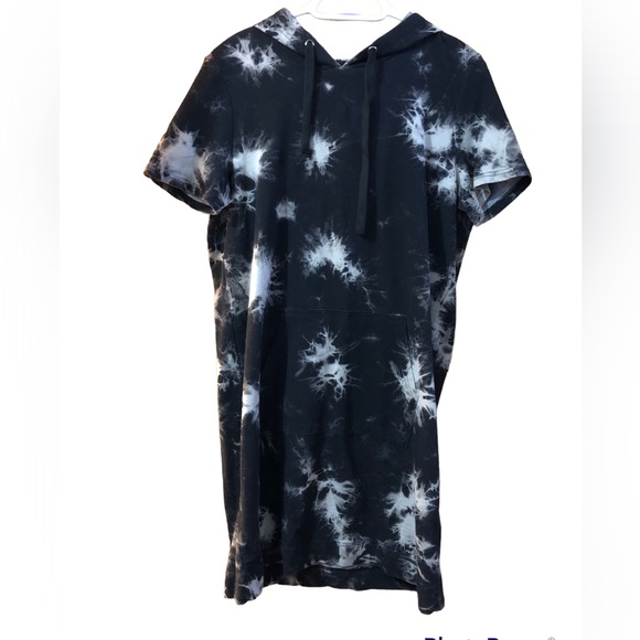 Tie Dye Hoodie Dress - Picture 1 of 3
